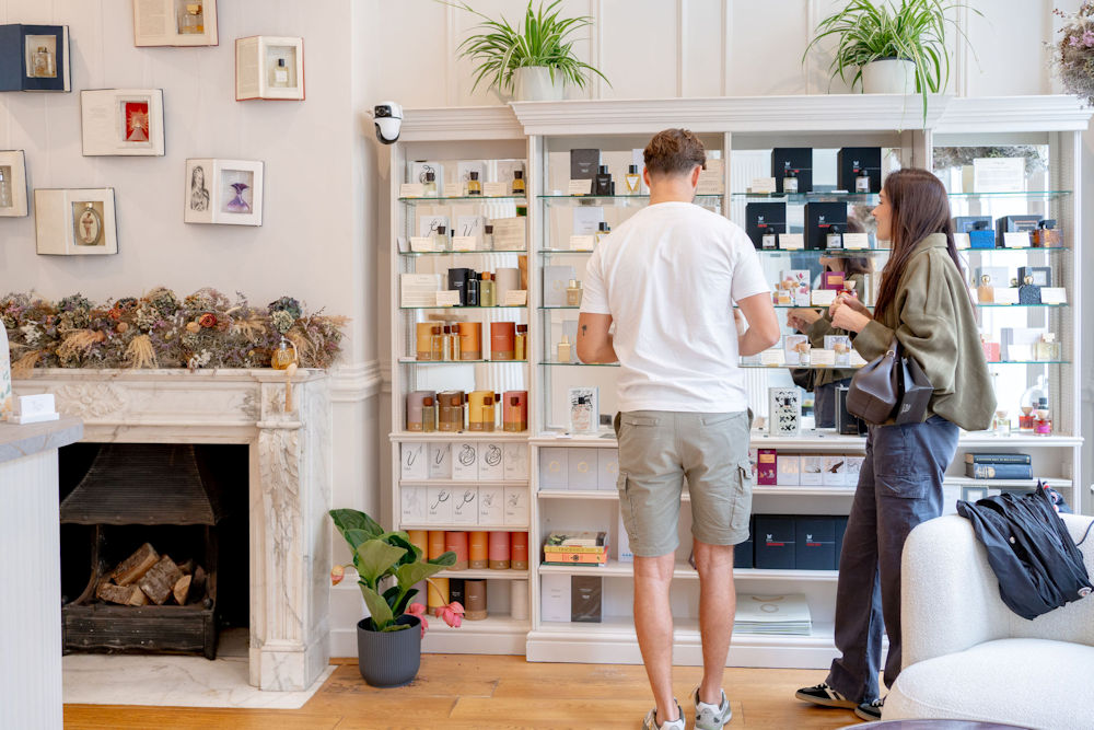 People shopping in Dot Perfume Gallery, Windsor